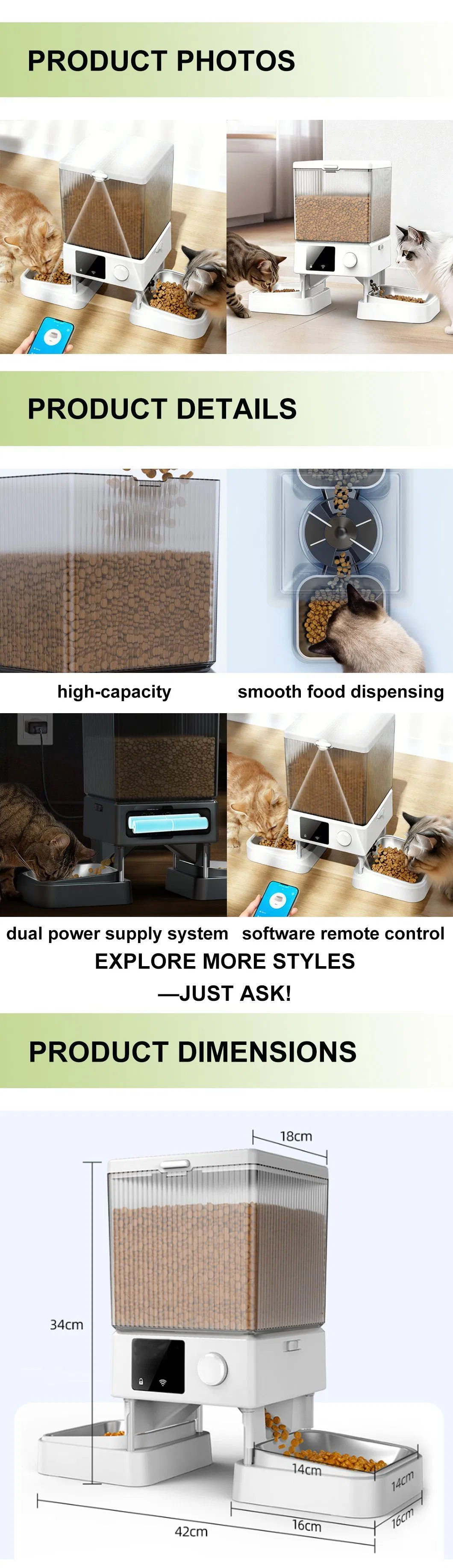 Smart Automatic Pet Feeder Details