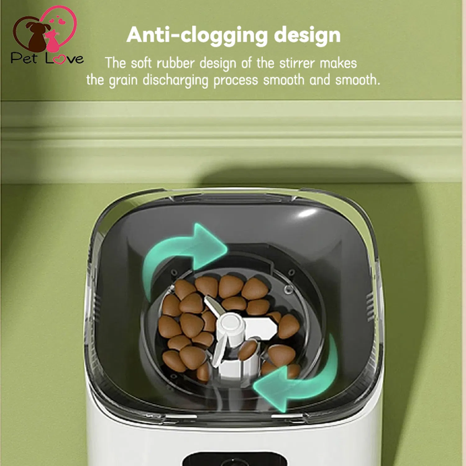 Smart Automatic Large Capacity Pet Feeder with HD Video &amp; WiFi Remote Control