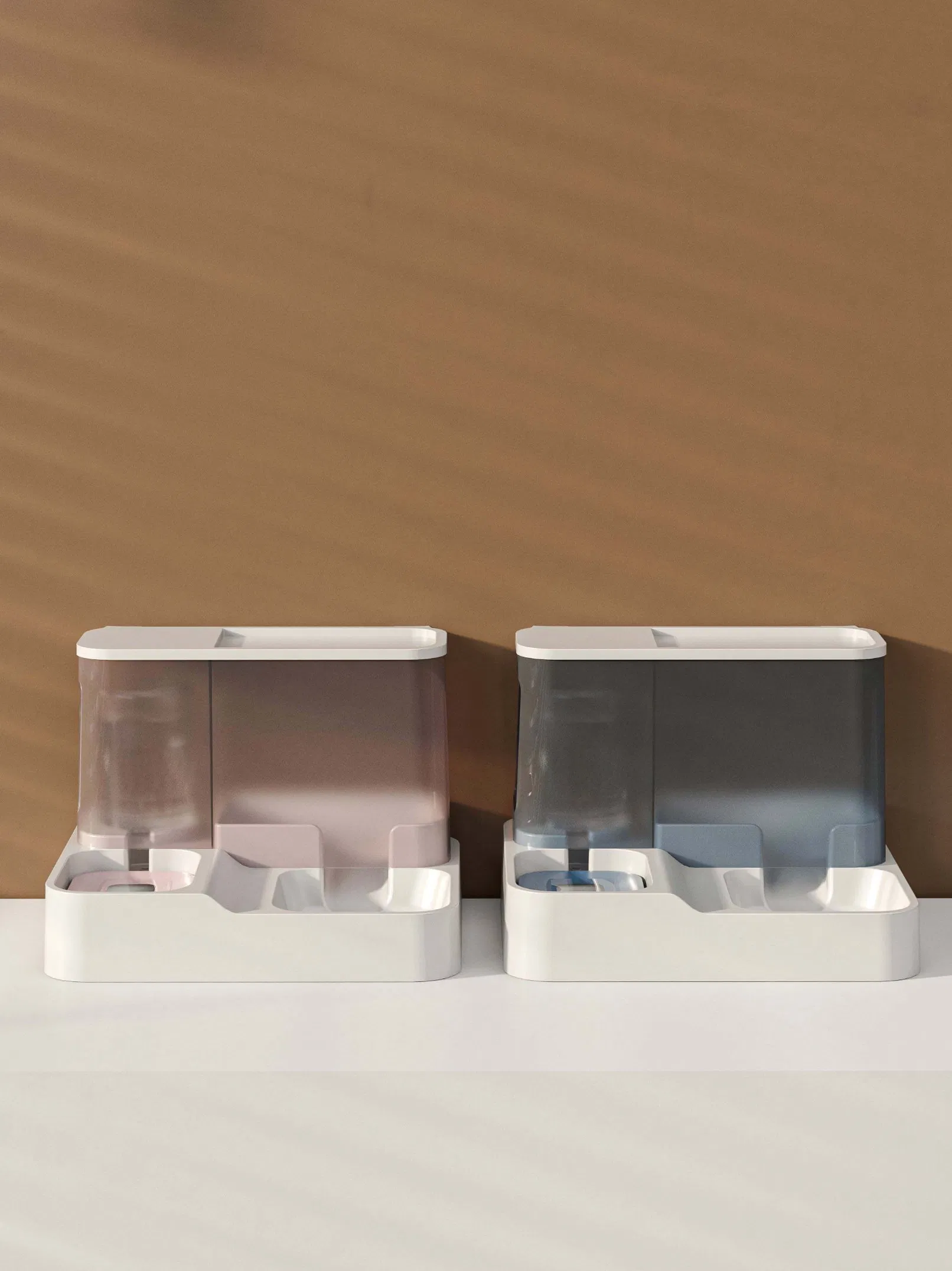 2 in 1 Pet Food and Water Dispenser Pet Feeder Bowl Dog Cat Automatic