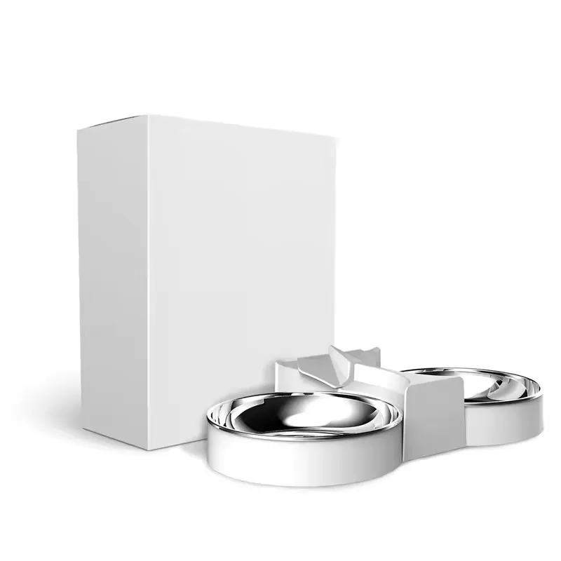 White Double Bowl