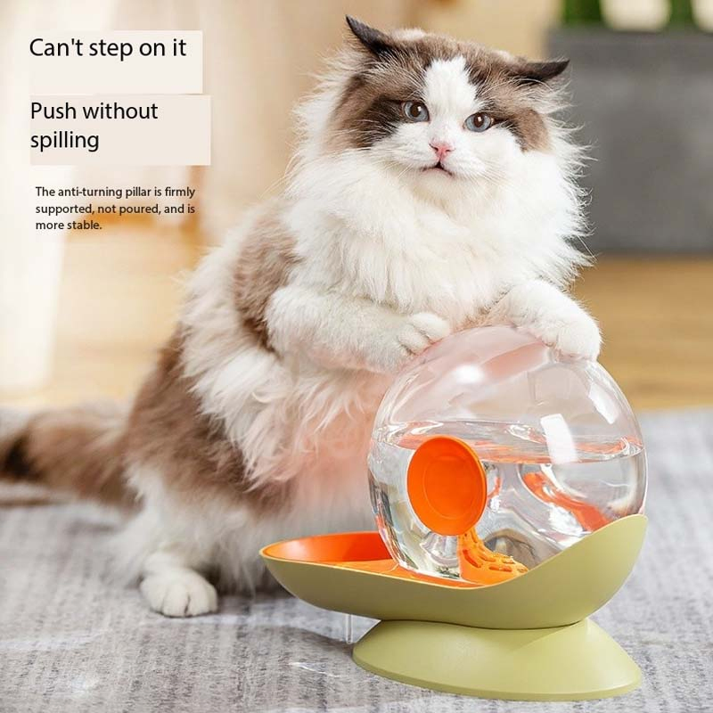 Pet Water Dispenser, 2.8L Automatic Gravity Cat Water Dispenser for Cats, Dogs &amp; Rabbit, Detachable Cat Dog Water Dish Feeder