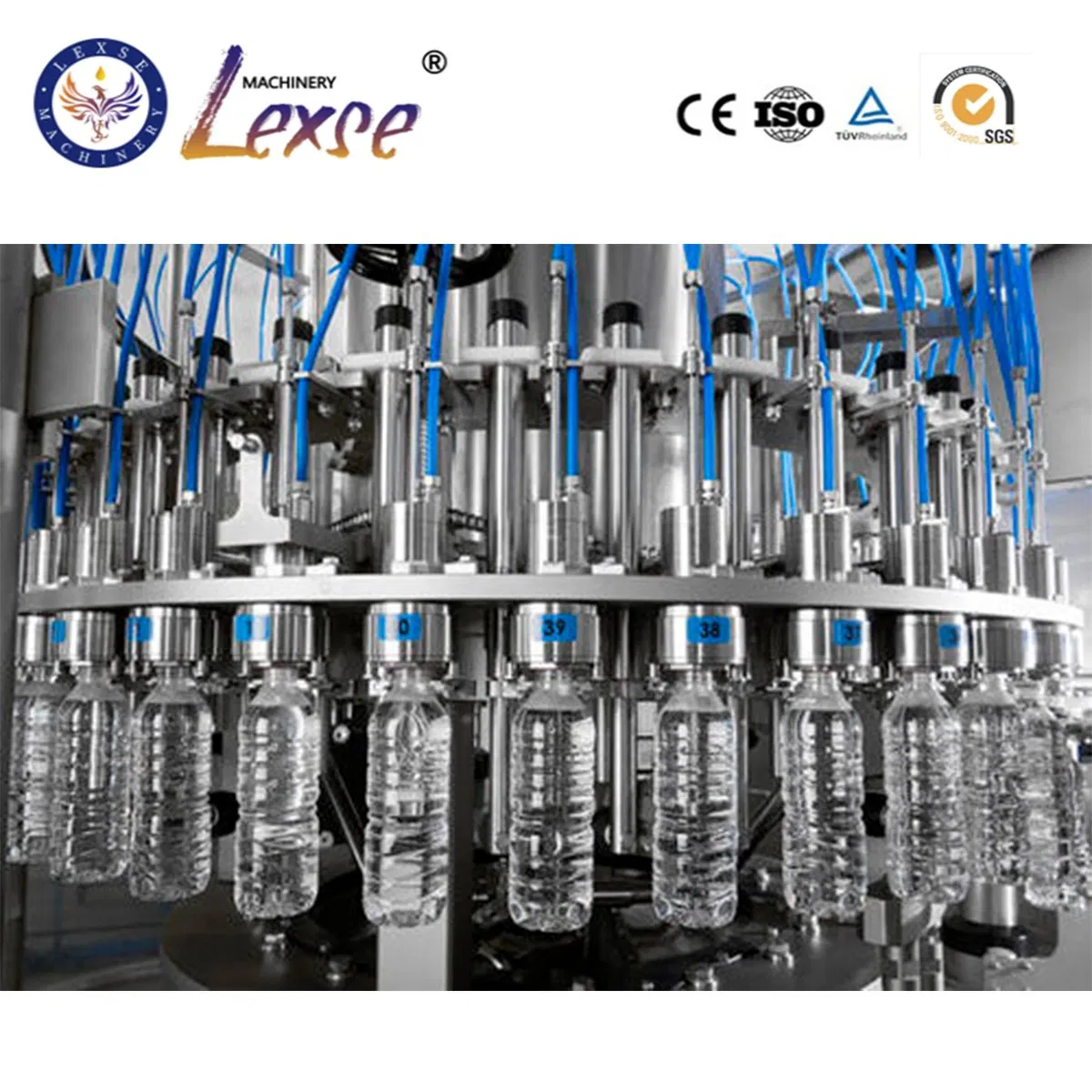 Fully Automated Pet Water Bottle Filler and Capper System