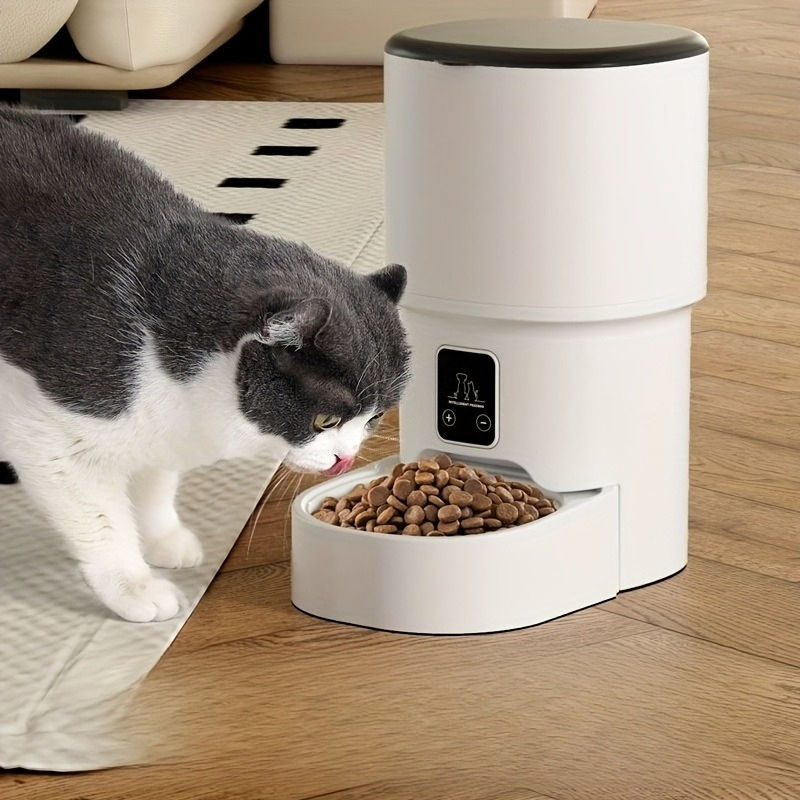Factory Direct 4L Pet Automatic Feeder Remote Timing Dog Feeding Machine