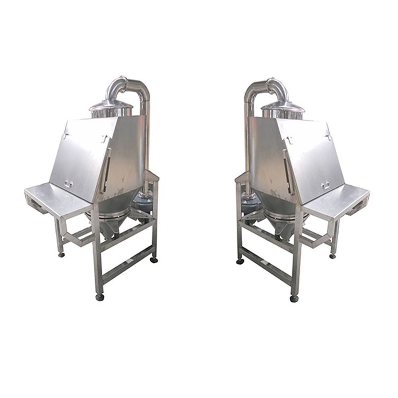 Compact Dustless Feeding Station for Small Pets and Animals Food Raw Material
