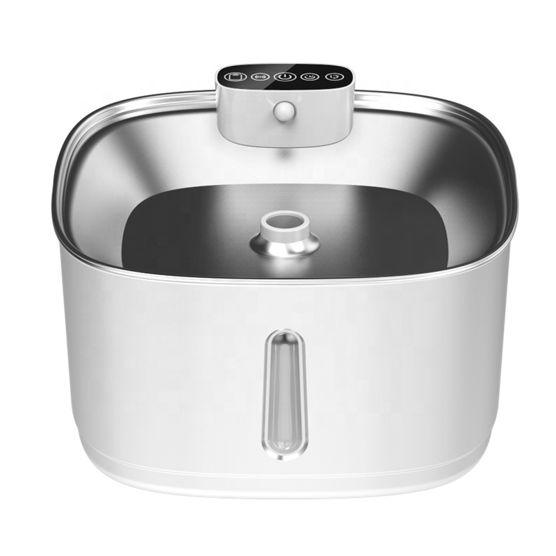 Stainless Steel Cat Water Fountain Intelligent Pet Drink Water Dispenser Automatic