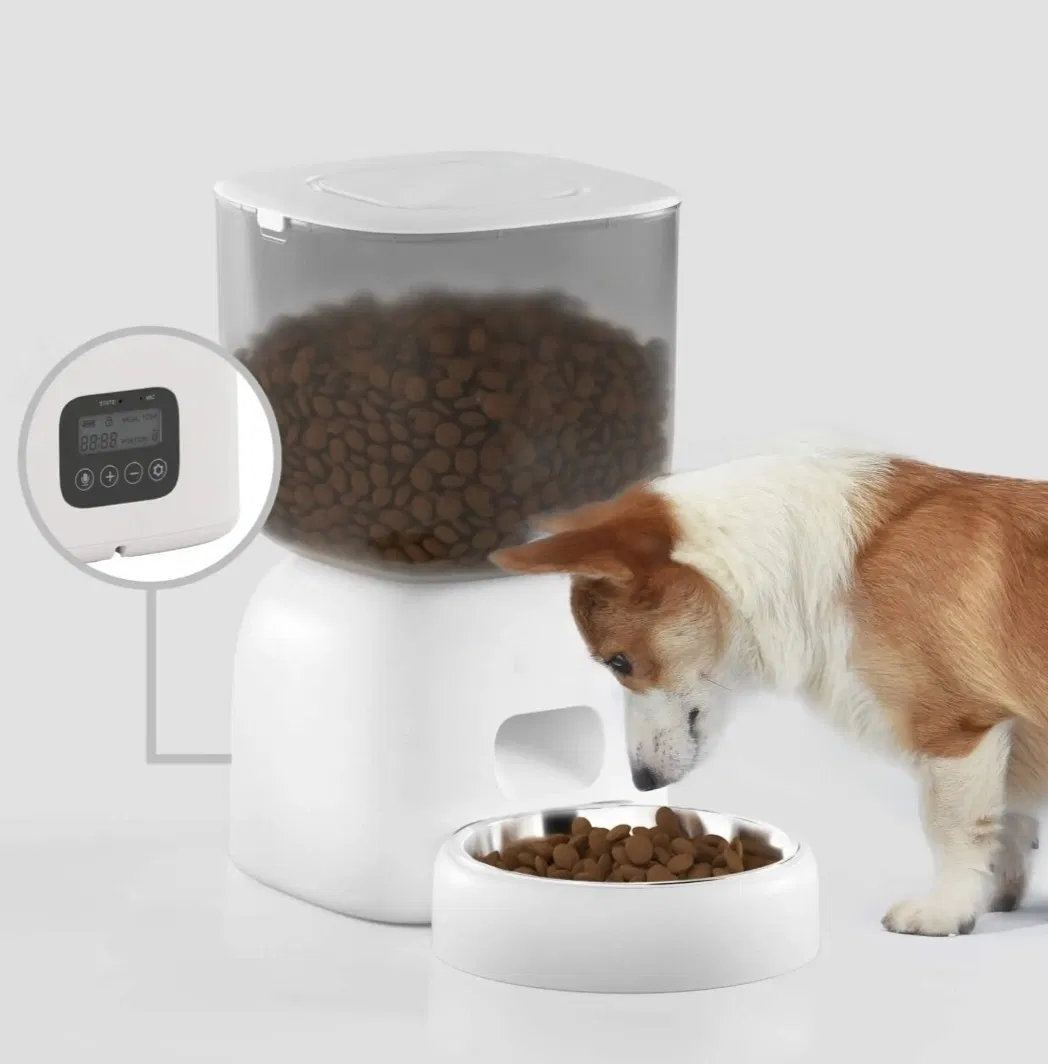 Anti-Clogging Dual Power Automatic Pet Feeder for Dogs Cats Pet Products