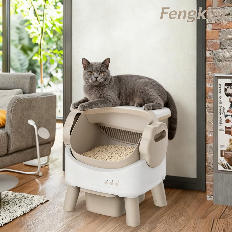 Automated Pet Sanitary Station with Self Cleaning and Air Freshening Pet Products