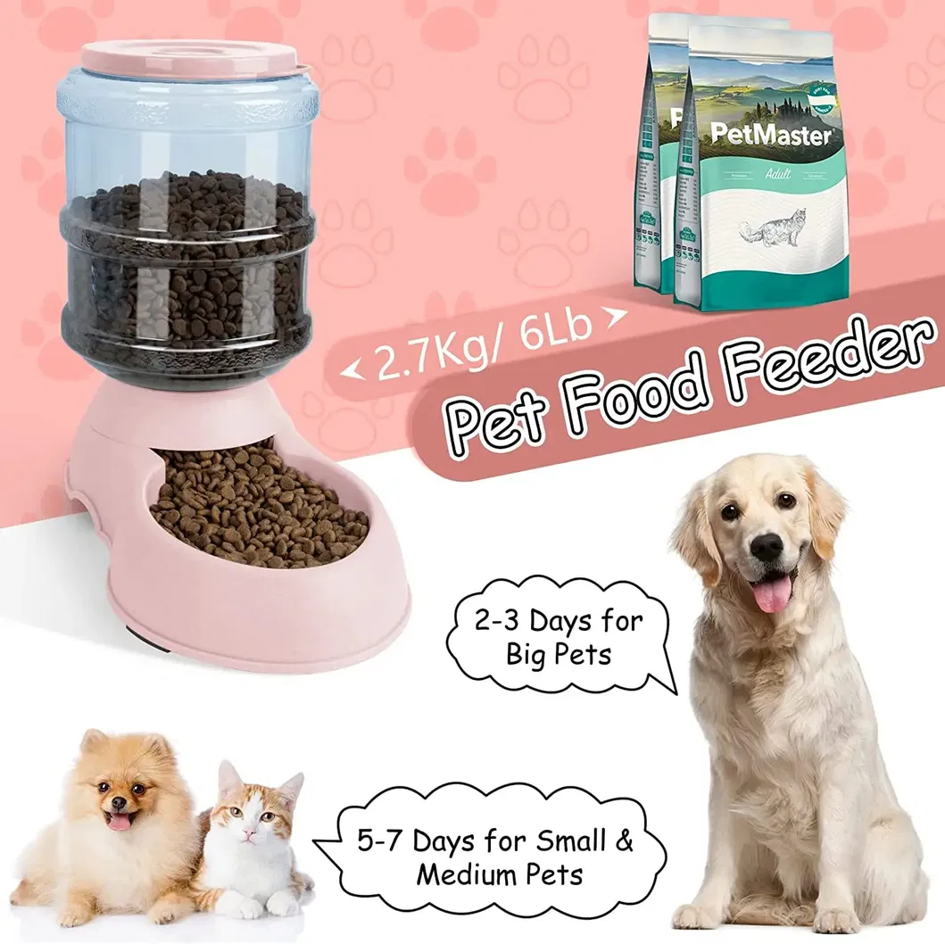 Automatic Water Dispenser Large Capacity Pet Feeder for Small Large Dog Food Bowl