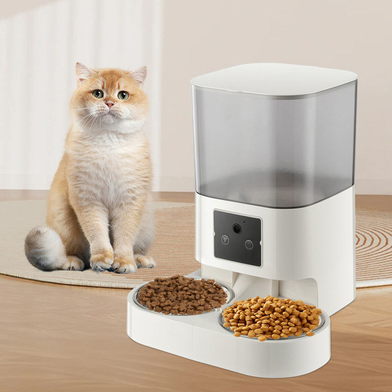 Large Capacity Smart Automatic Pet Feeder with Removable Food Tank and Bowl