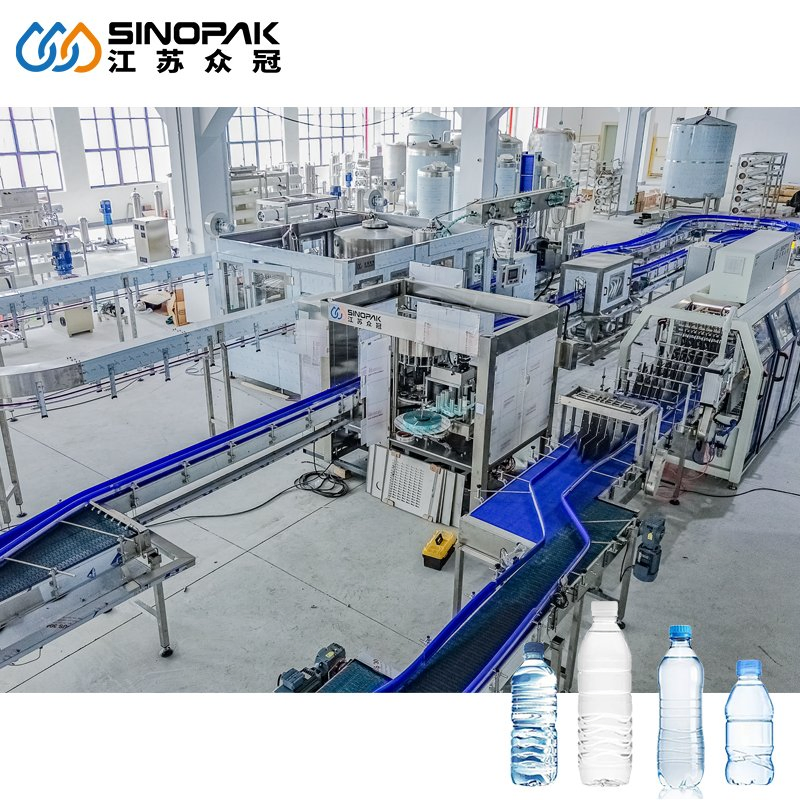 15000 Bottles/Hour Compact Water Packaging System - 500ml-2L Pet Bottle Filling Solution