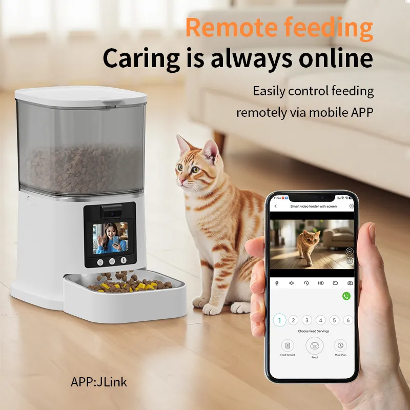 Pet Automatic Feeder with Camera 6L