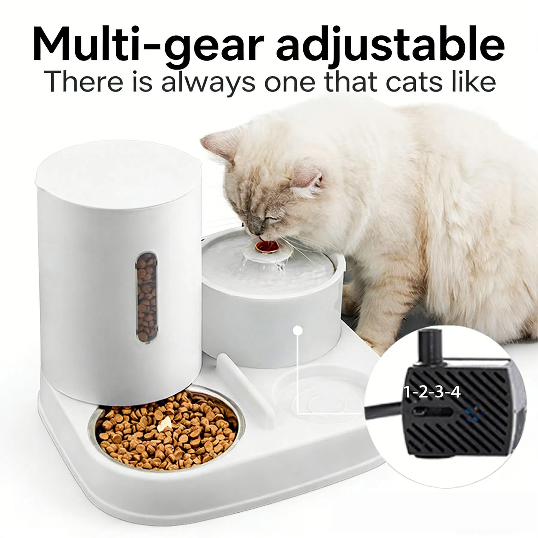 Electric Water and Food Dispenser Electric Water and Food Dispensers for Pets