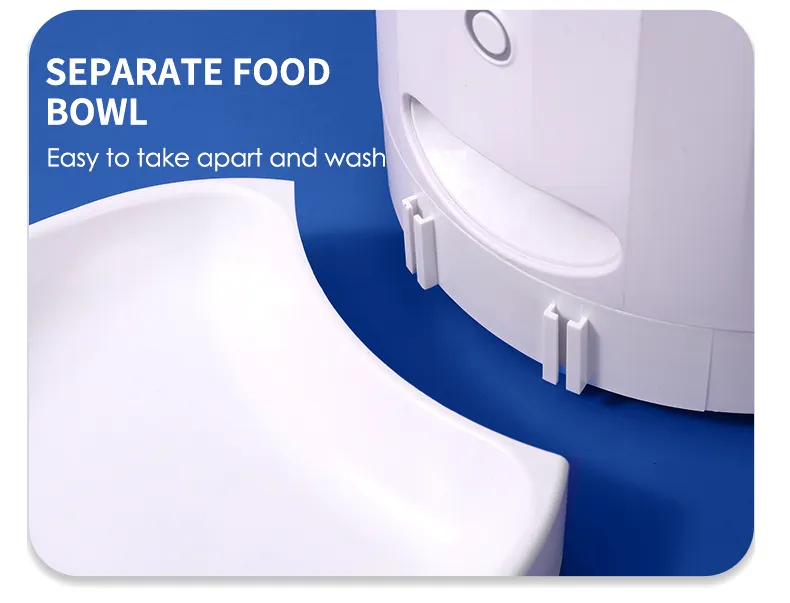 Automatic Pet Feeder WiFi Camera Video Cat Dog Feeder Dispenser