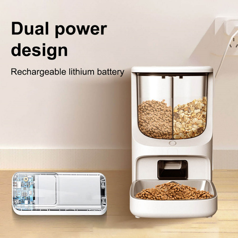 5L Large Capacity Rechargeable Safety UV Sterilization Pet Feeder