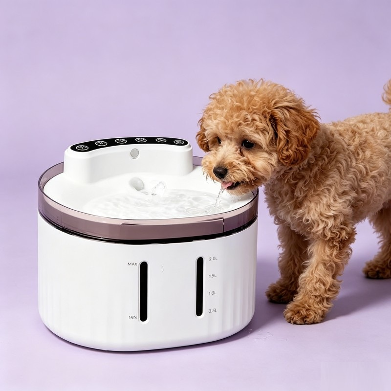 Travel-Friendly Pet Water Feeder with Large Capacity Design
