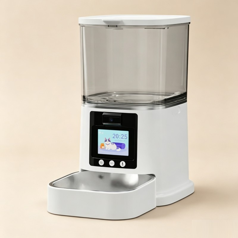 APP Controlled Timed Feeder with 4MP Camera and 6L Pet Products