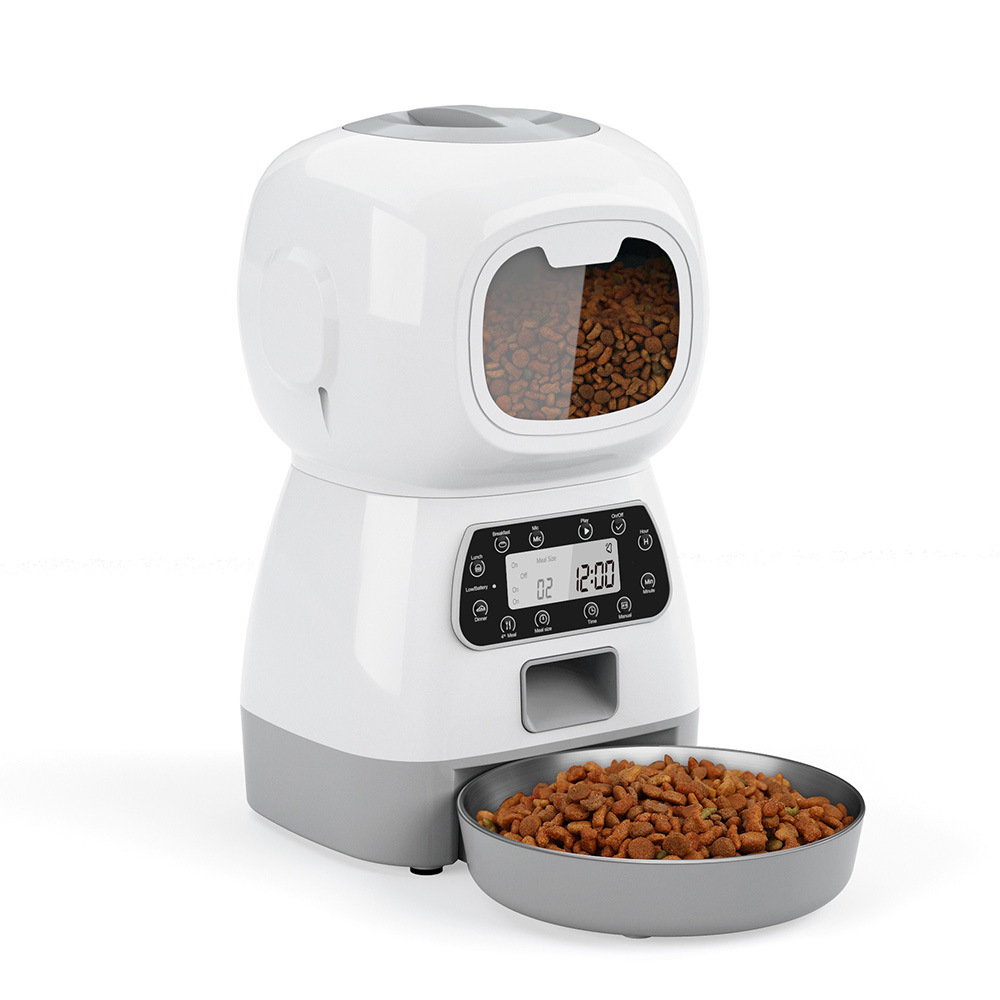 WIFI Control Smart Pet 3.5L Solid Elf Dog Bowls Feeder Automatic Timed Quantitative Feeding Machine Pet Bowl