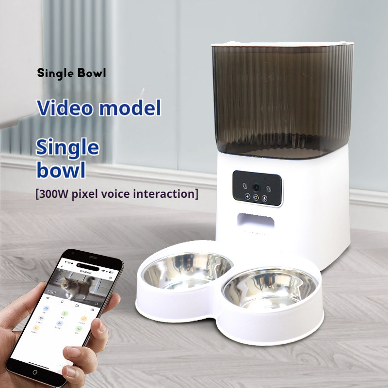 Smart Automatic Pet Feeder with 5L Large Capacity Setup Timed