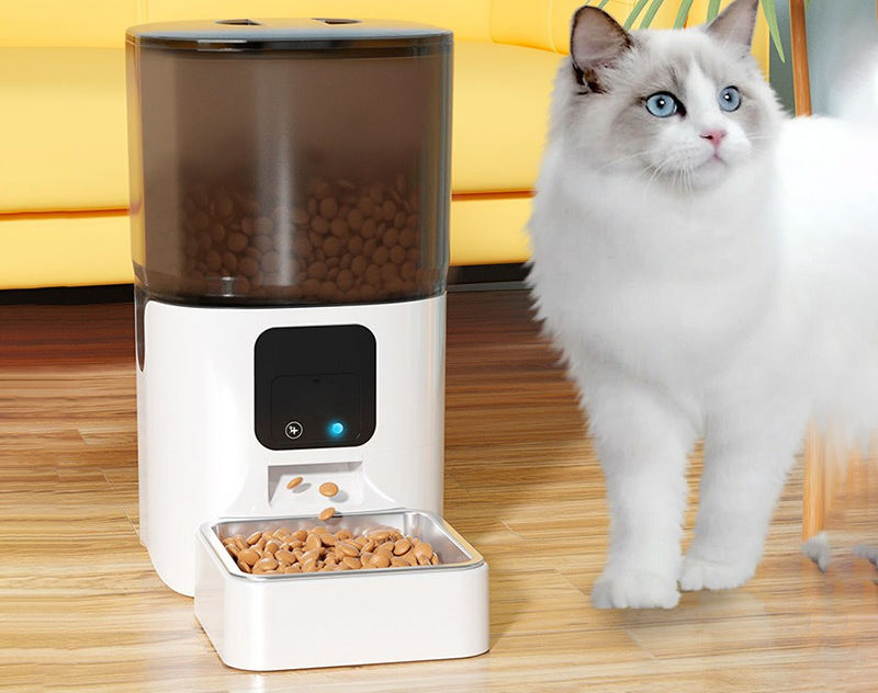 6L Smart Automatic Pet Feeder with Flow Feeding Mode
