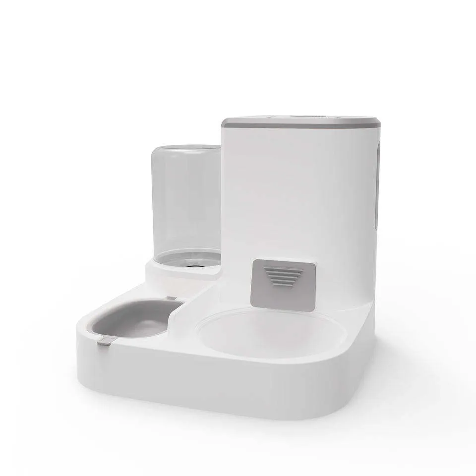 Automatic Pet Feeder Water Food in One Dog Cat Food Dispenser Pet Water Fountains
