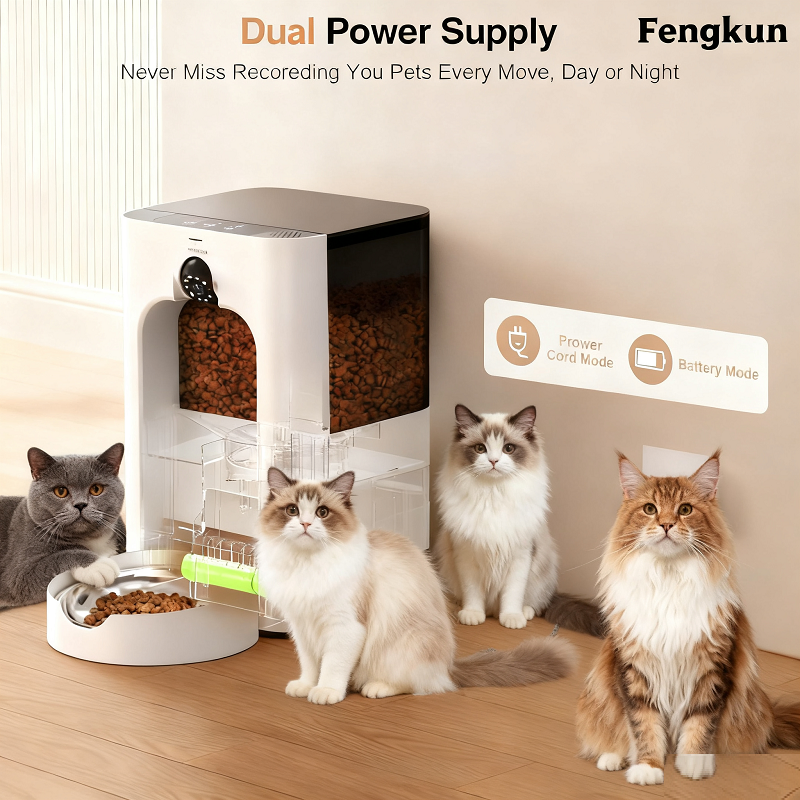 APP Controlled Pet Product Laser Toy and 5L Capacity Pet Feeder Tank