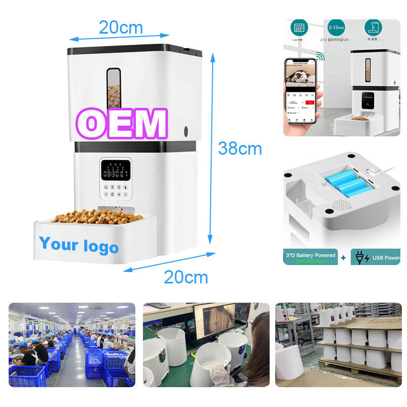 High-Definition Camera Infrared Sensor Night Vision Voice Monitoring Pet Intelligent Feeder