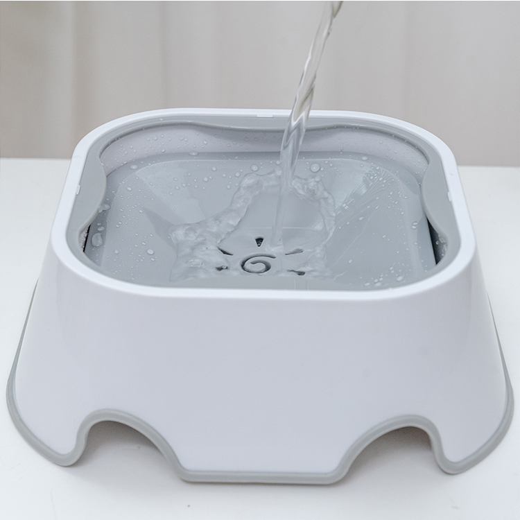 Rena Pet Factory Price New Mould Spill Proof Dog Bowl Slow Large Capacity Feeder 2 Way Use