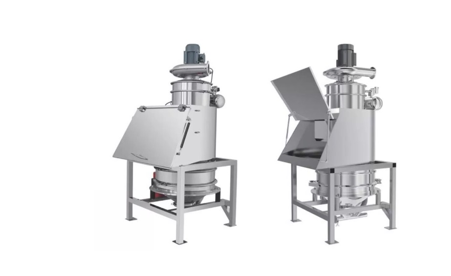 Compact Dustless Feeding Station for Small Pets and Animals Food Raw Material