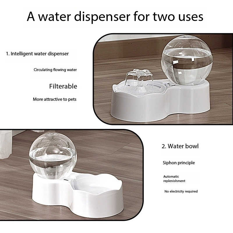 Intelligent Automatic Circulating Filtered Flowing Water Pet Drinking Fountain