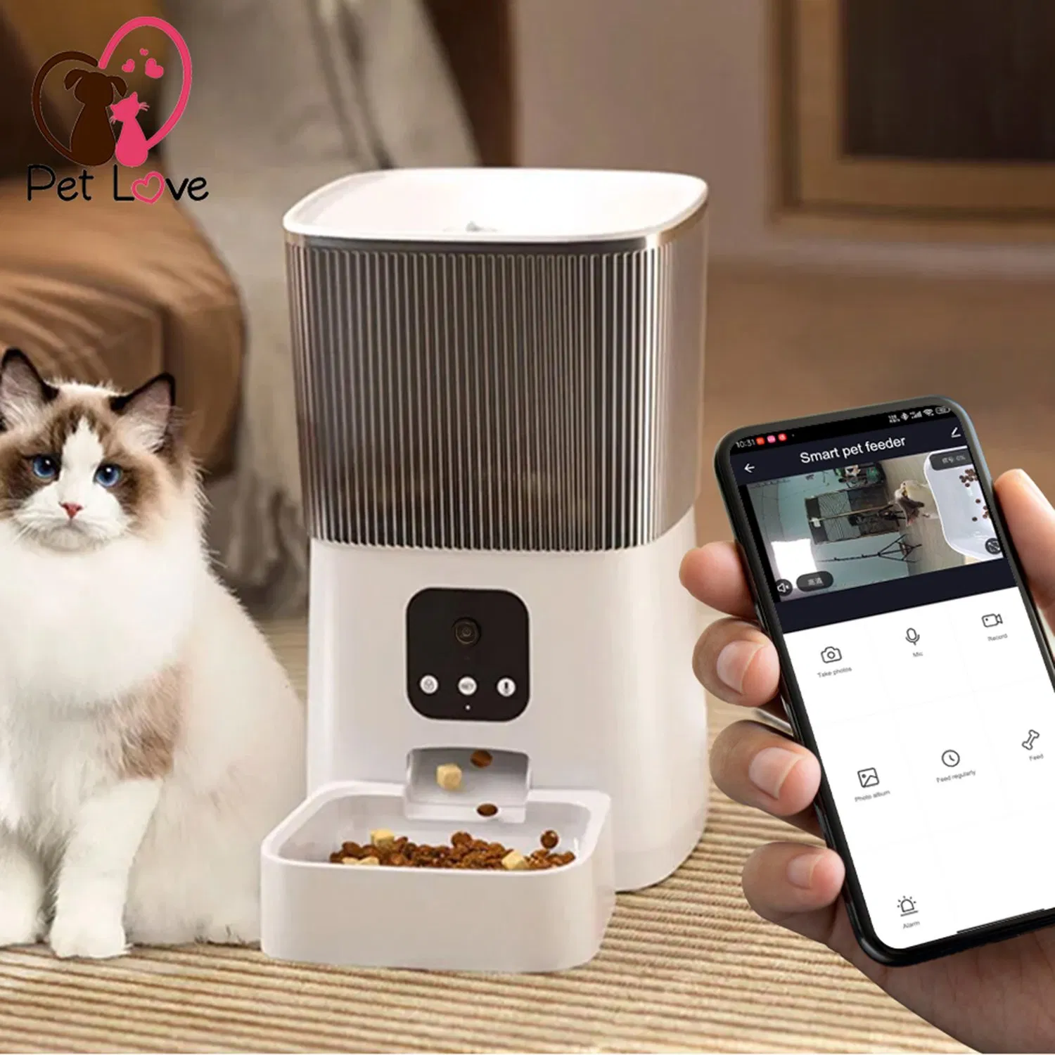 Automatic Pet Feeder 7L APP Control with Video Monitoring