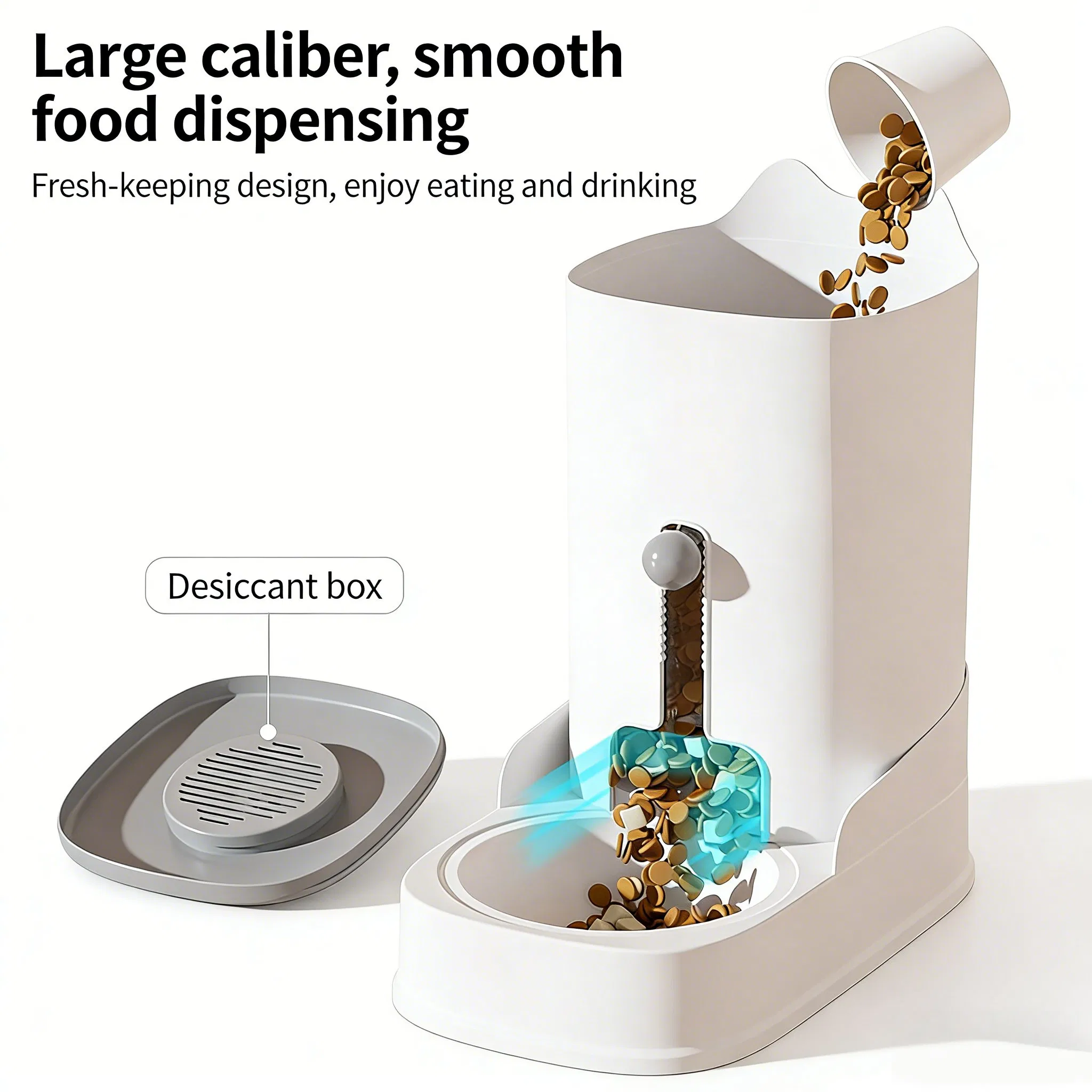 Large-Capacity Pet Feeding Bowl Extra-Large Capacity Pet Feeder OEM/ODM