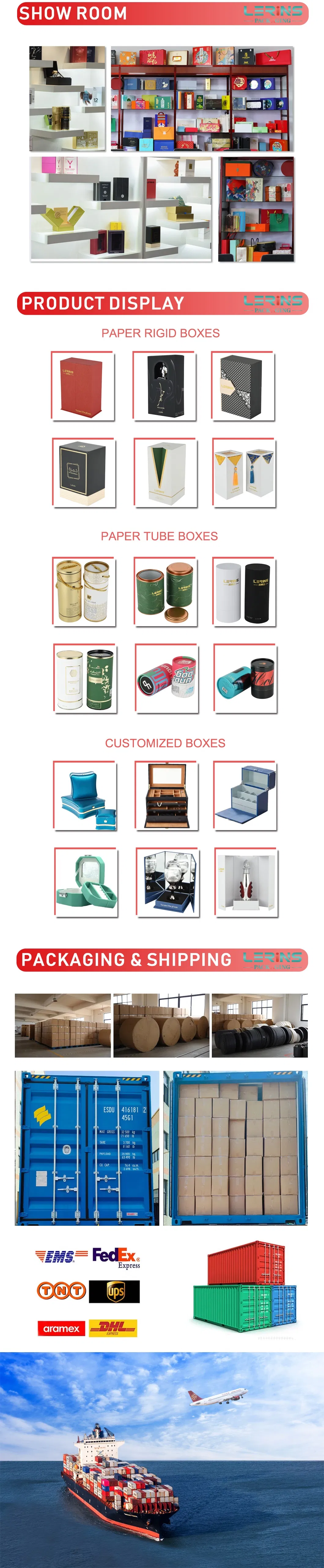 Fabricante Chinês de Alta Qualidade Atacado Luxuoso Ecológico Joias Recicladas Colar Presente Caixa Rosa Embalagem Personalizada Caixa de Papelão Rígida para Perfume
