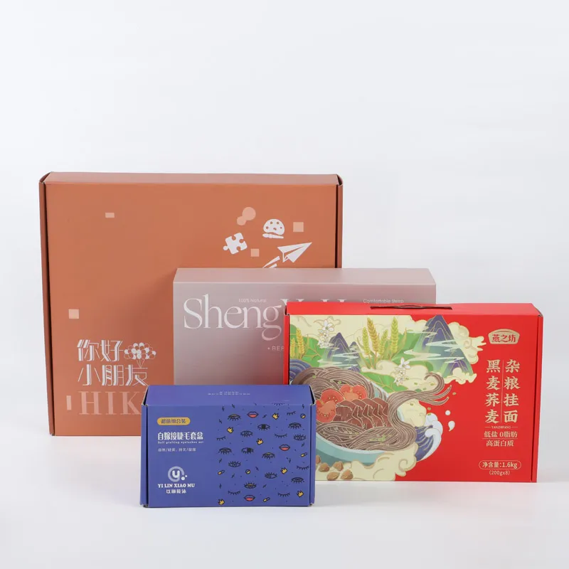 Durable Kraft Corrugated Paper Mailer Box for Clothing Express Packaging