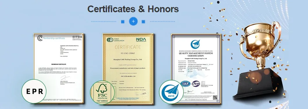 Certificado ISO e FSC