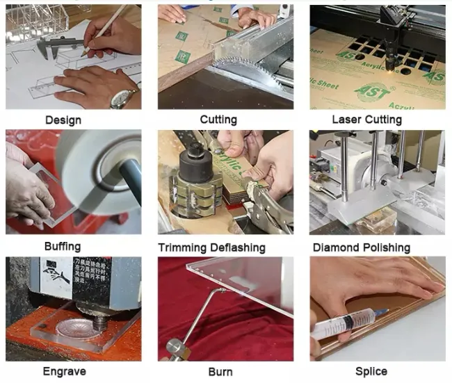 Suportes e Caixas Acrílicas Diversas