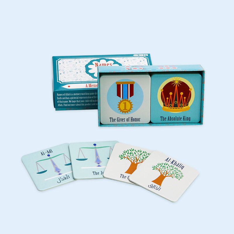 Impressão de Cartas de Memória para Crianças com Caixa de Embalagem