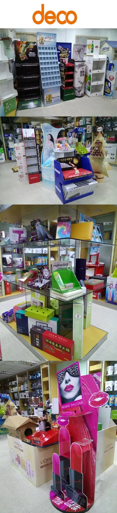 Caixa de Exibição de Papel para Cosméticos, Estojo de Papelão para Varejo