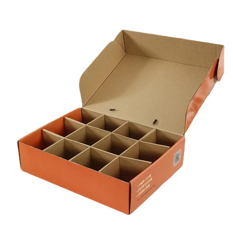 Caixas de papelão corrugado personalizadas de luxo para uva, manga, cereja, maçã e laranja