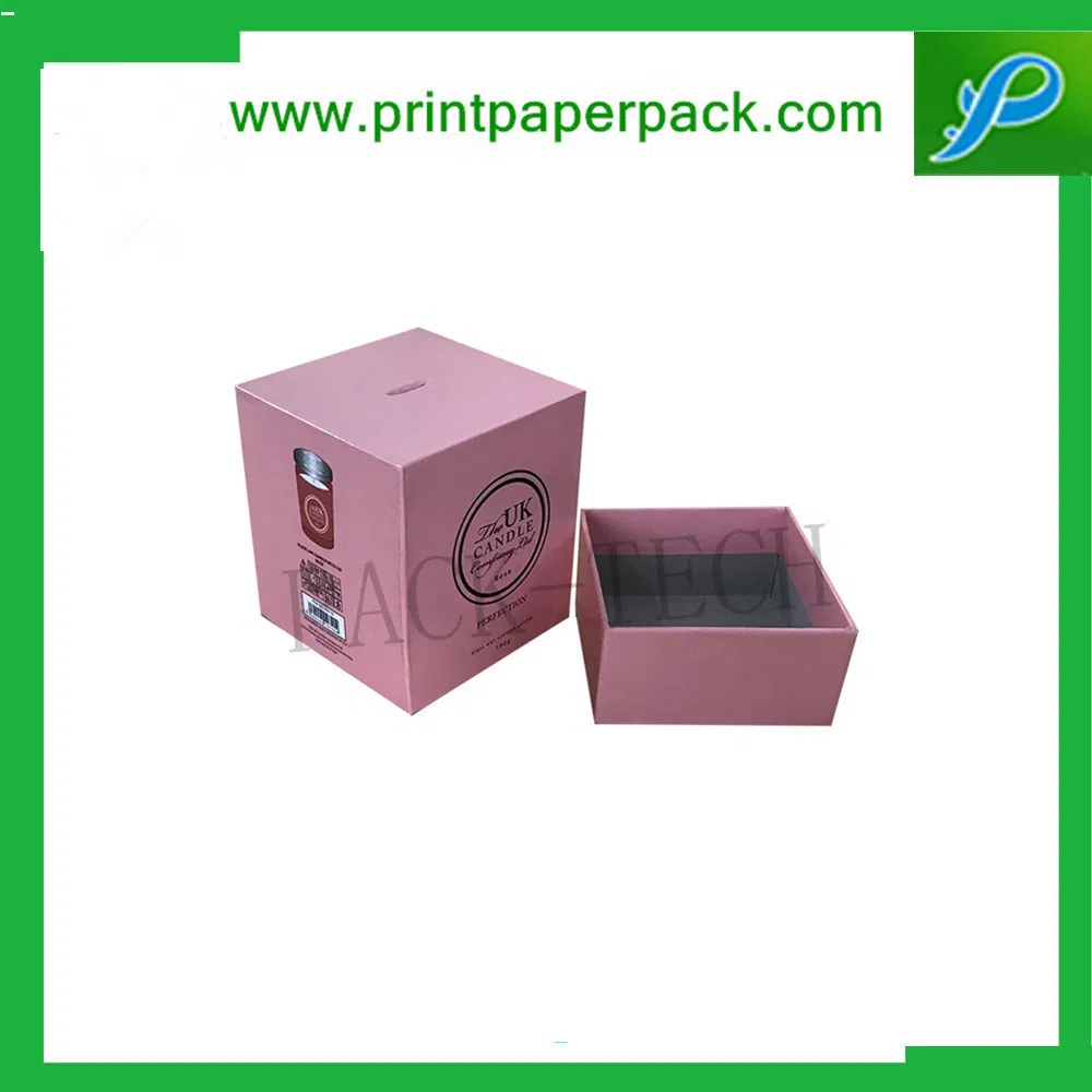 Embalagens de papel de tampa e base de qualidade excelente para varejo personalizadas