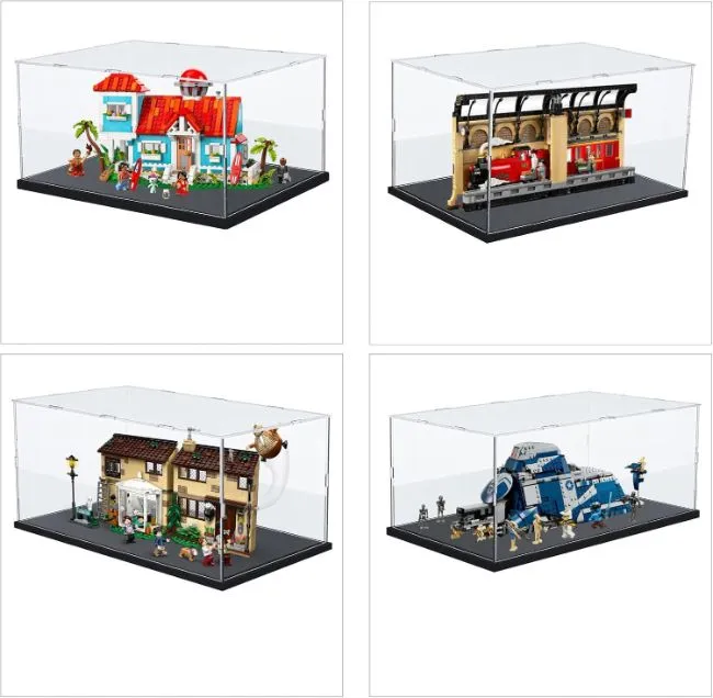 Design de Estrutura de Montagem Personalizada Caixa de Exibição de Acrílico