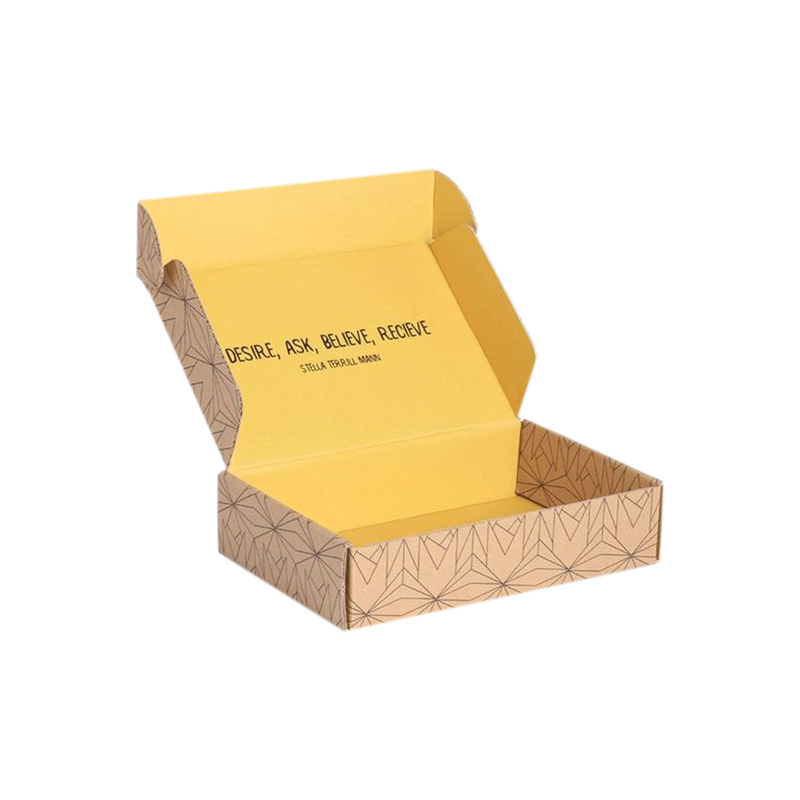 Caixa de presente de papelão personalizada na cor rosa para embalagem de joias para envio