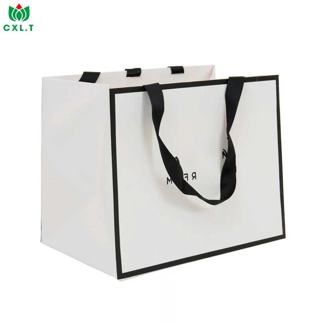 Tamanhos de Alça Personalizados Bolsas Ecológicas Embalagem de Presente Kraft para Sapatos Roupas Sacolas de Papel Reutilizáveis para Compras
