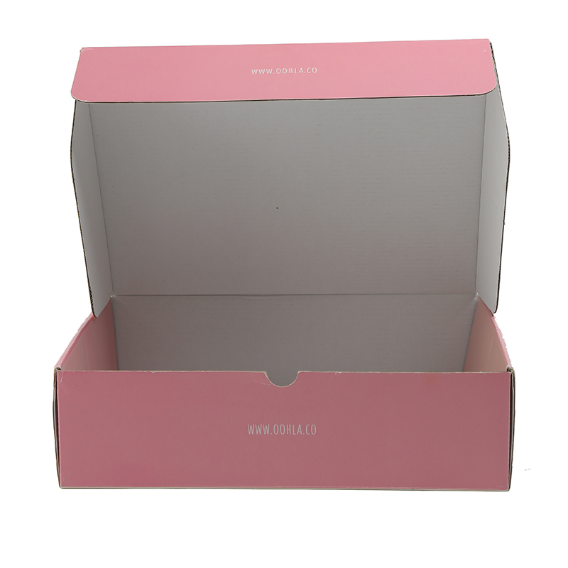Embalagem de papelão kraft corrugado personalizado para envio com caixa de inserção para roupas de caixas de papelão