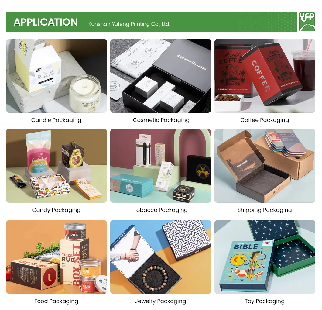 Caixa de Exibição de Papelão Dobrável com Logotipo Personalizado Impresso