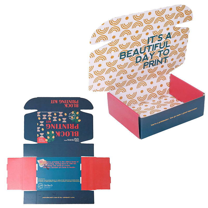 Caixa de Envio de Papelão Corrugado em Tamanho Personalizado para Vestuário