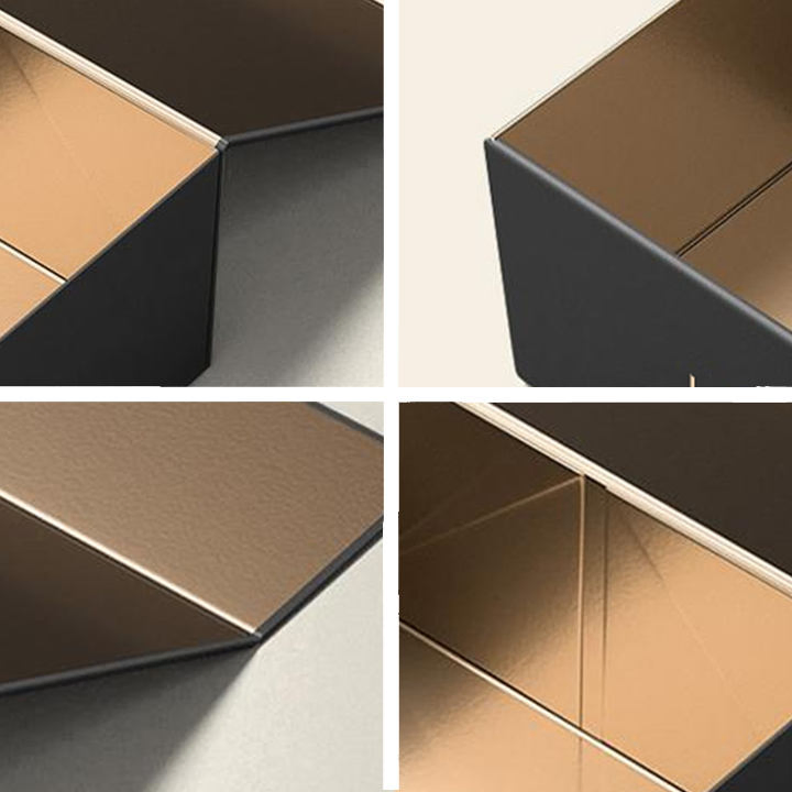 Caixa flip de papelão ecológica de luxo com fechamento magnético para embalagem de perfume