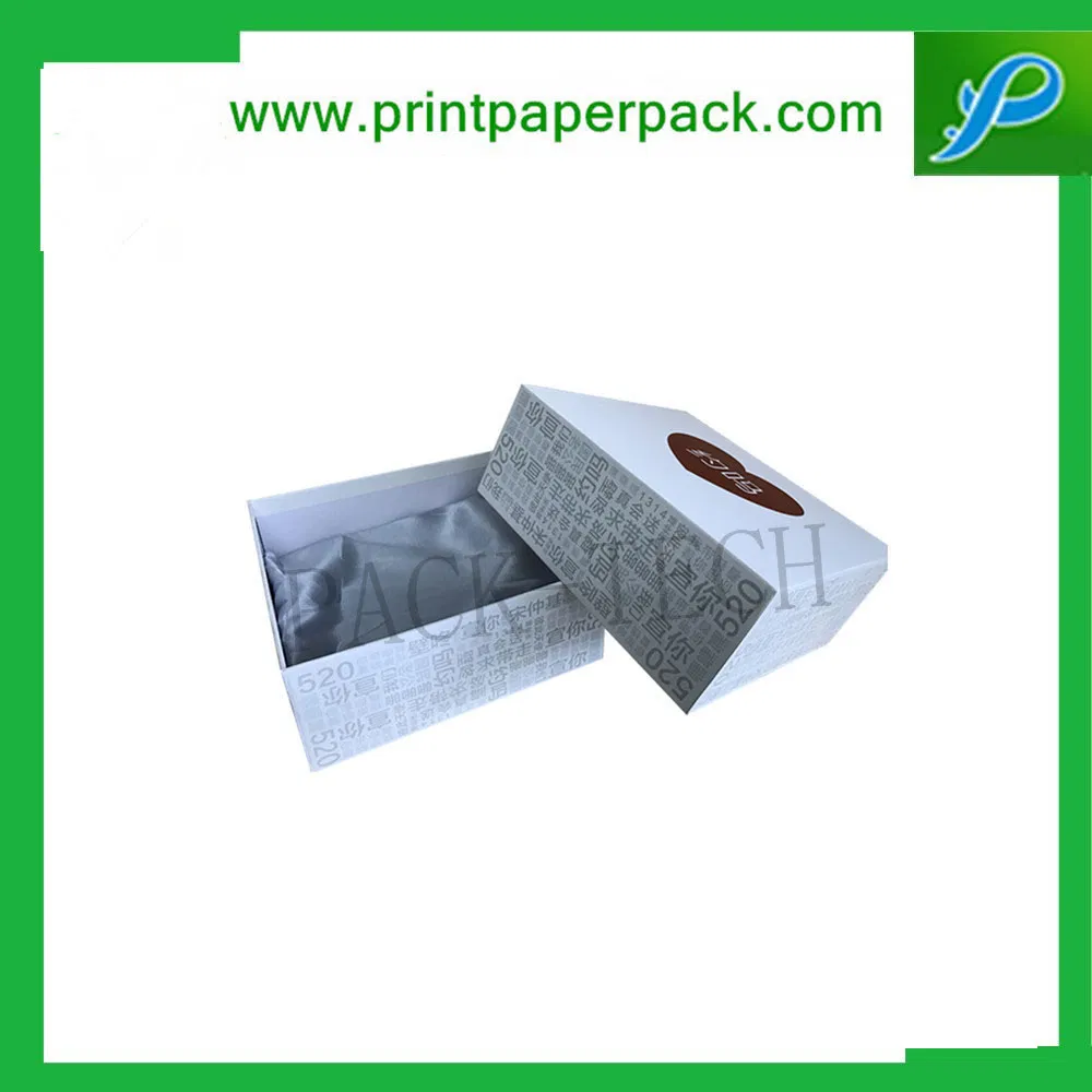 Embalagens de papel de tampa e base de qualidade excelente para varejo personalizadas