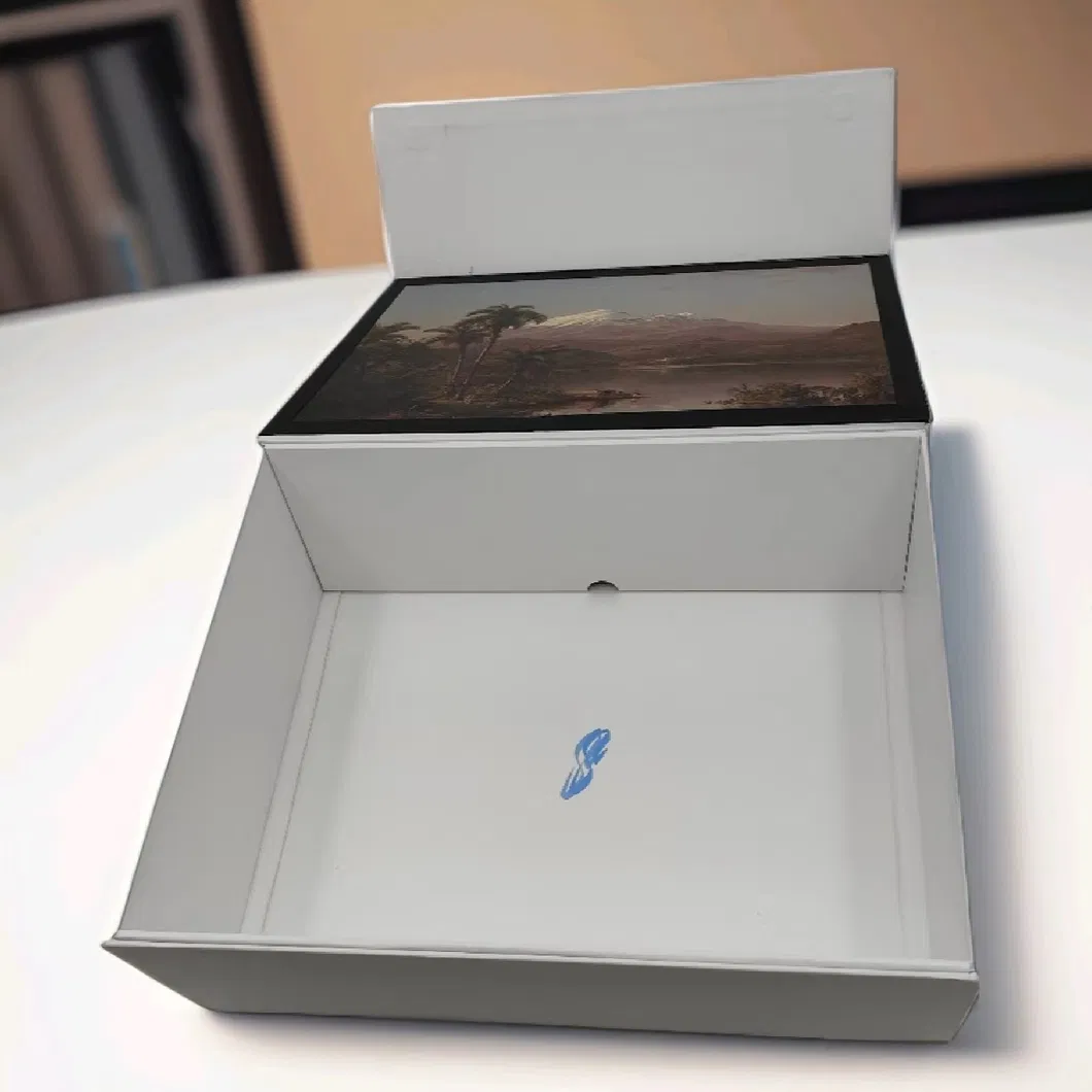 Caixa de Presente Personalizada A4 Caixas de Presente Rígidas Dobráveis de Papel com Fechamento Magnético e Laço