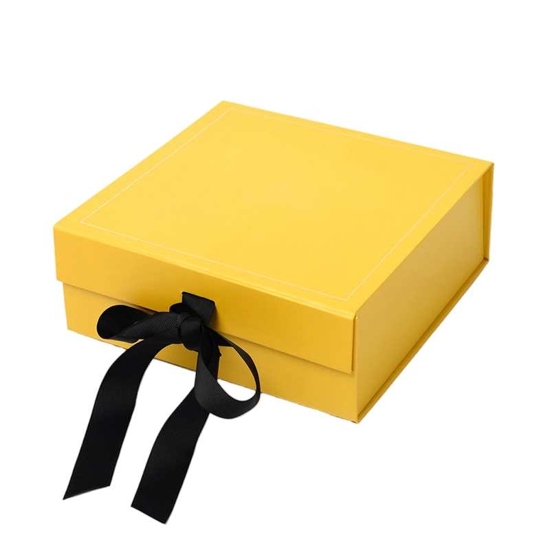Caixa de presente de papel rígido de luxo personalizada de fábrica por atacado com dobra magnética para aniversário com logotipo