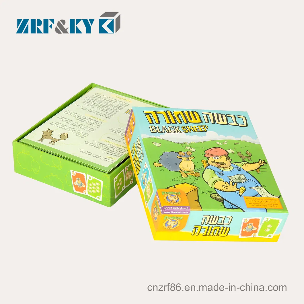 Caixas de Jogo para Cartas de Papelão para Crianças